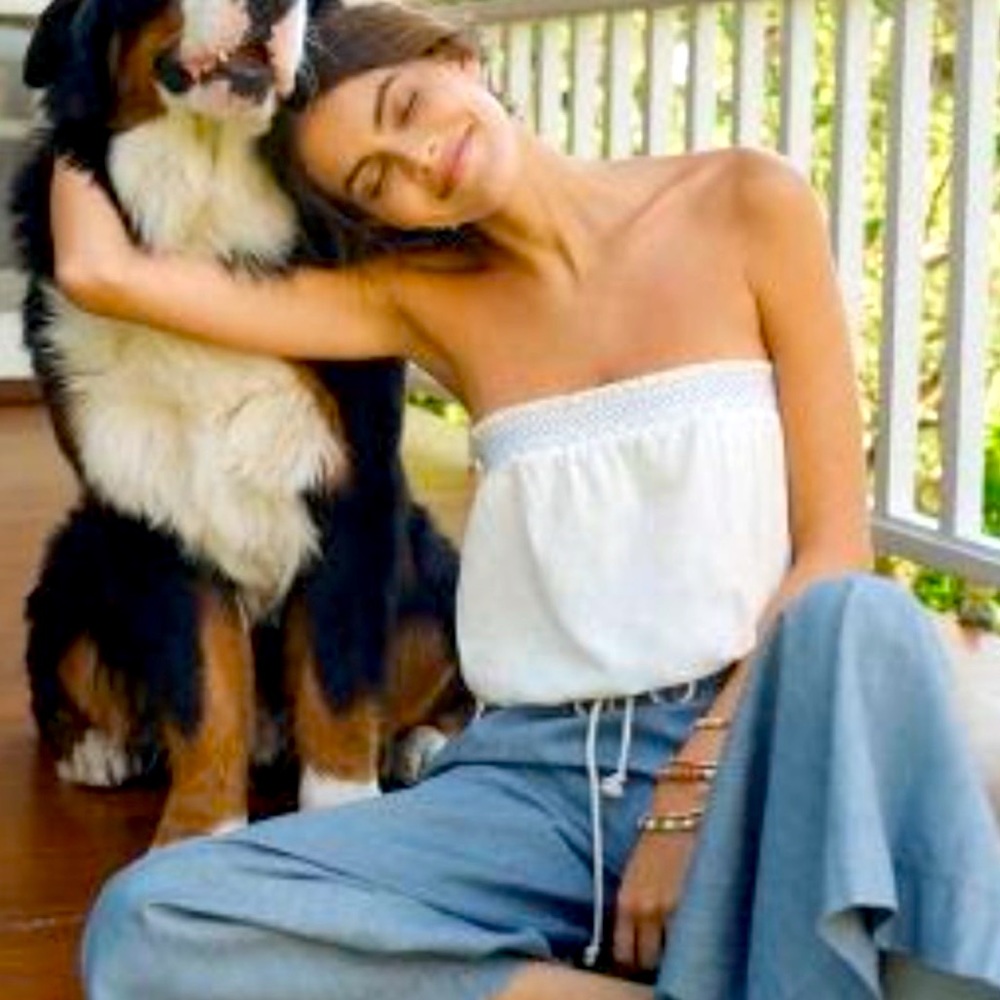 Anthropologie Strapless Top NWT